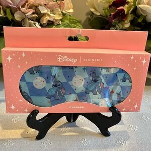 Disney Blue Stitch Pattern Eye Mask. New.